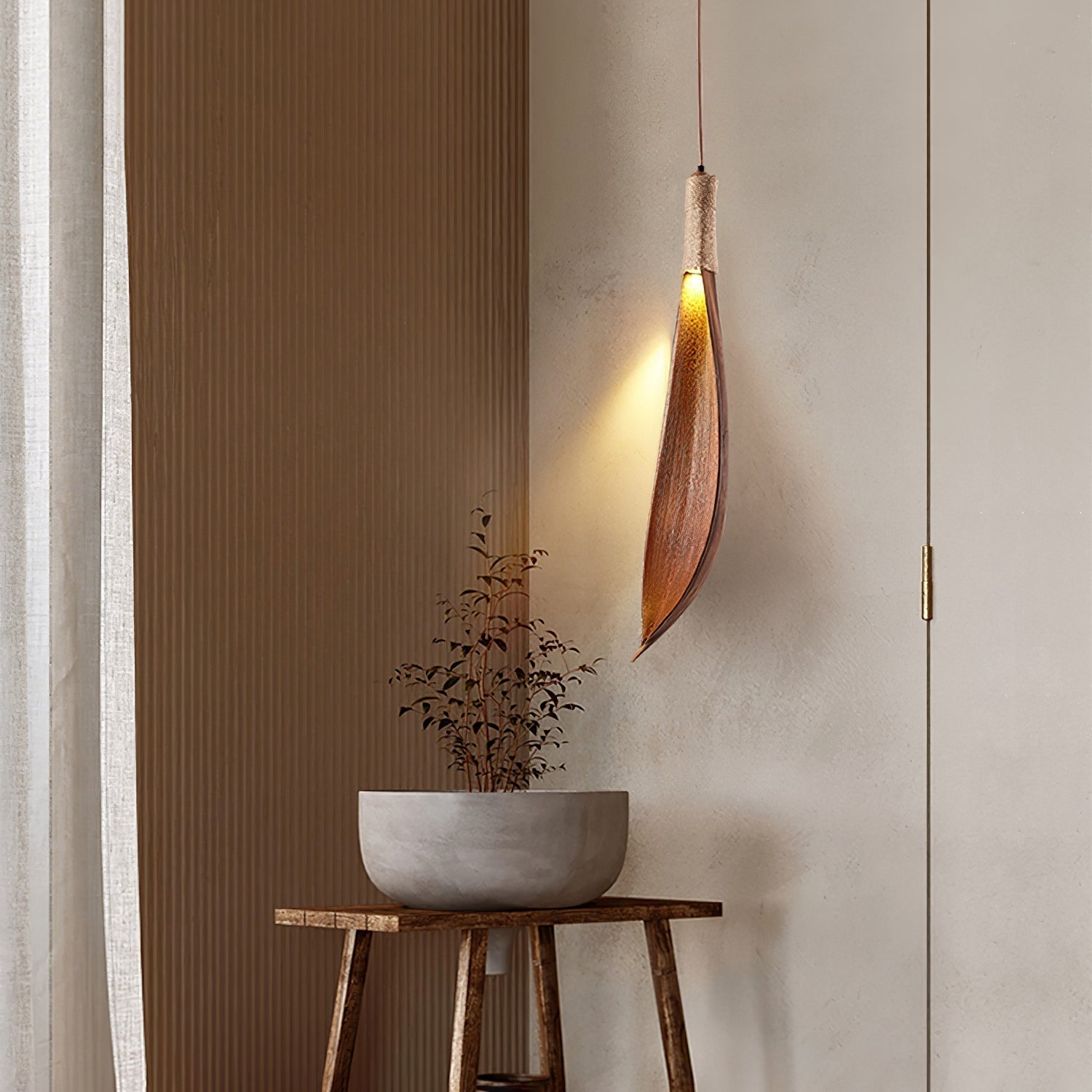 Cocoa Leaf Pendant Lamp - Lamp Outdoor