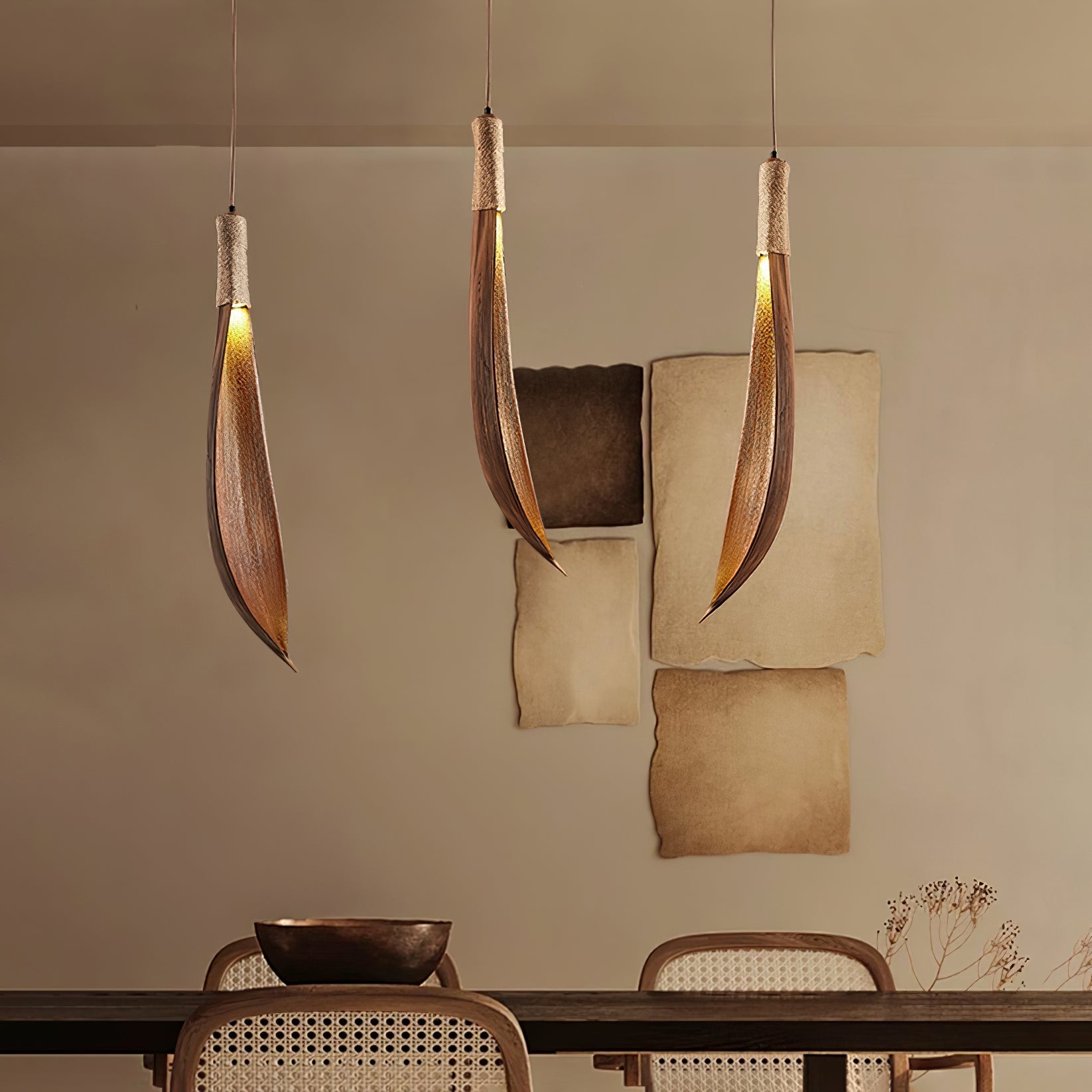 Cocoa Leaf Pendant Lamp - Lamp Outdoor