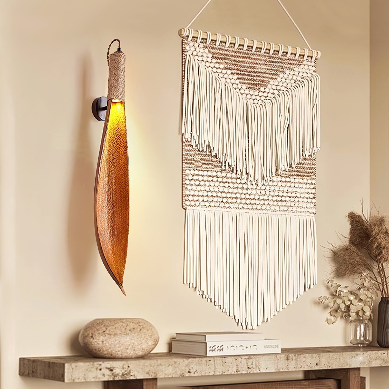 Cocoa Leaf Wall Sconce - Lamp Outdoor