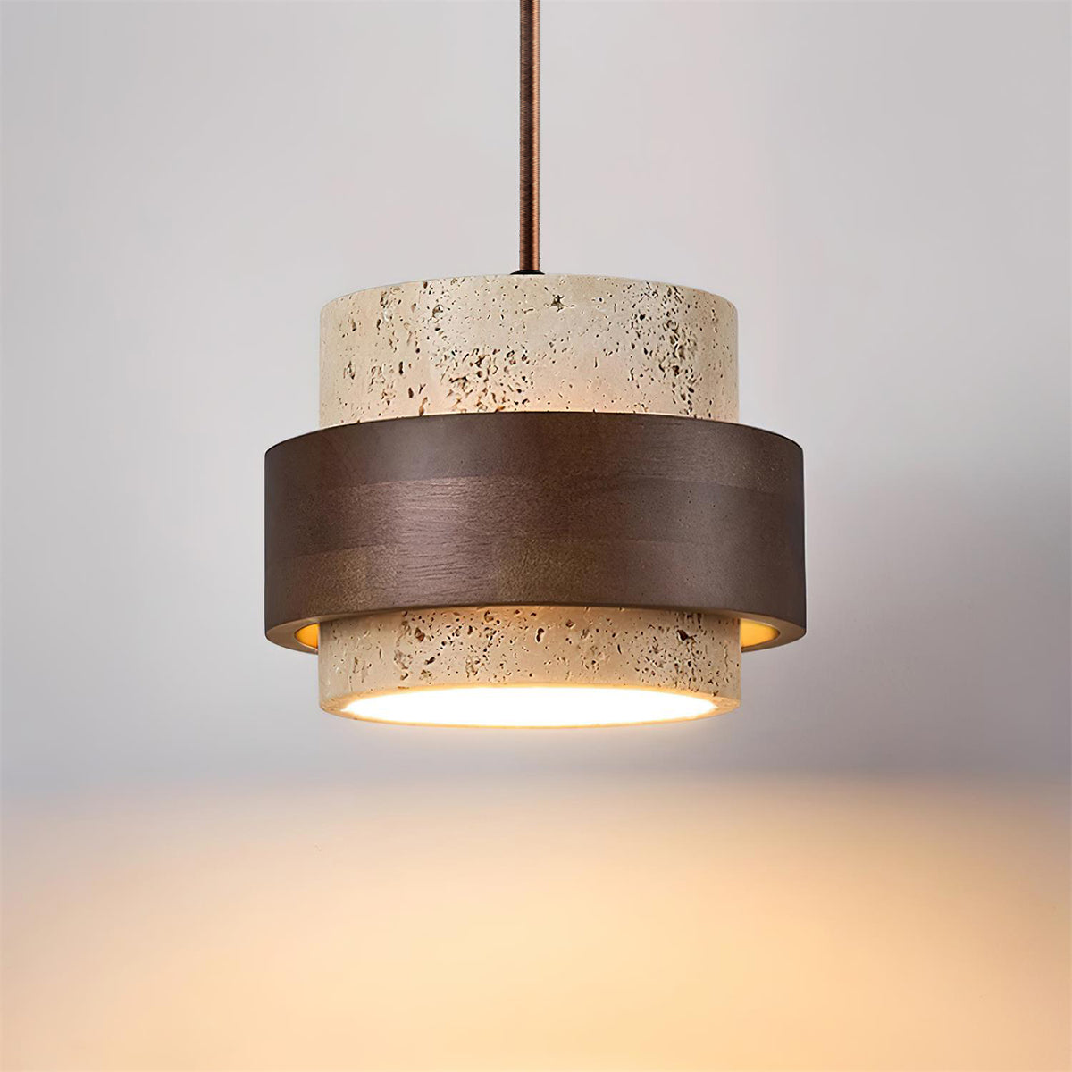 Perra Pendant Light Travertine - Lamp Outdoor