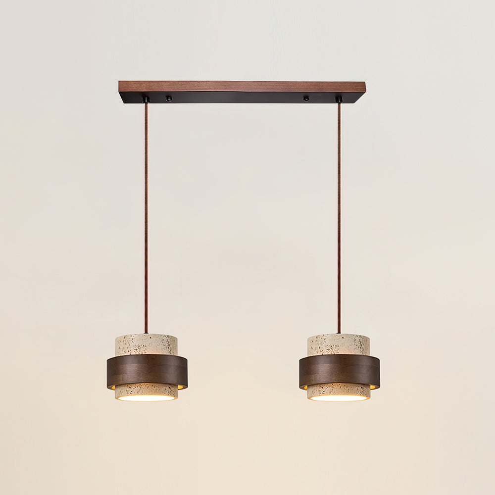 Perra Pendant Light Travertine - Lamp Outdoor