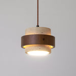 Perra Pendant Light Travertine - Lamp Outdoor
