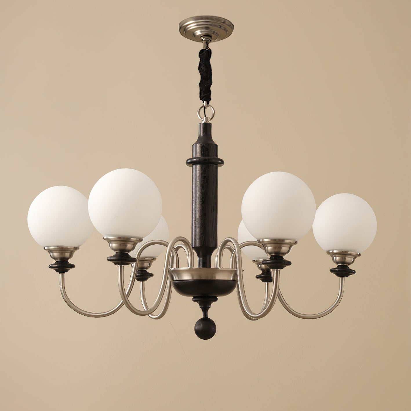 Nyvinia Vintage Brass Glass Chandelier - Lamp Outdoor