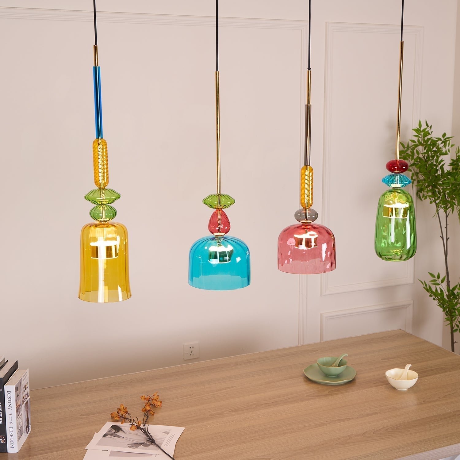 Muse Bohemian Glass Pendant Lamp - Lamp Outdoor