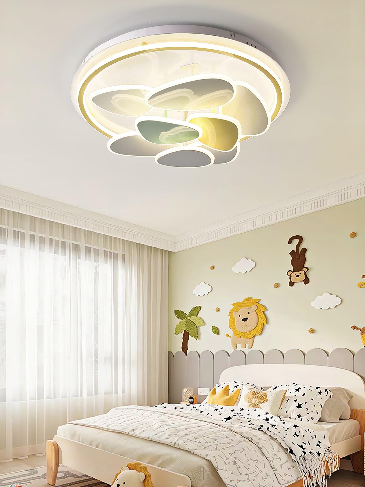 Colorful Cloud Round Ceiling Lamp - Lamp Outdoor