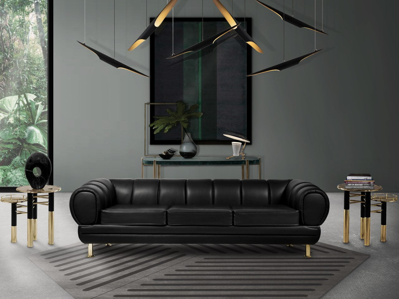 Coltrane Pipe Pendant Lights - Lamp Outdoor