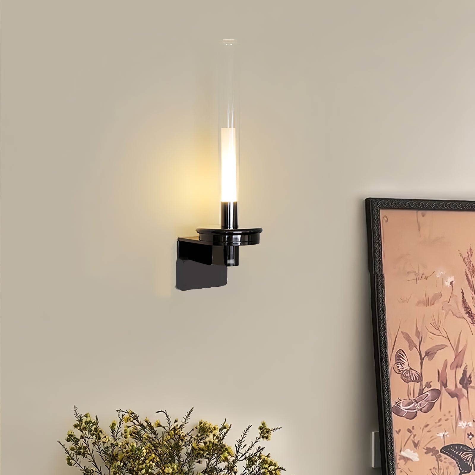 Column Torch Wall Sconce - Lamp Outdoor