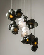 Zamarir Bubbles Cluster Metal Glass Pendant Light - Lamp Outdoor