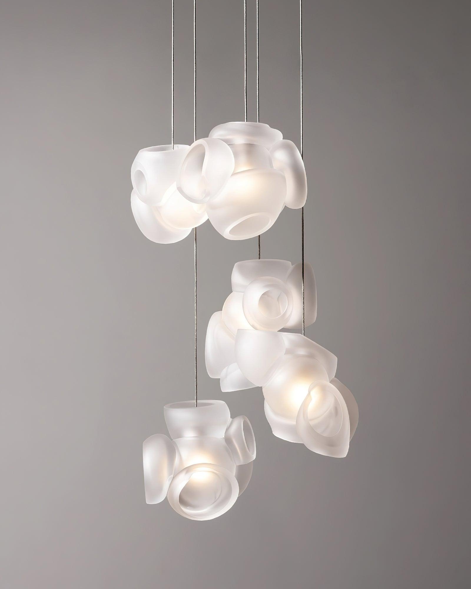 Zamarir Bubbles Cluster Metal Glass Pendant Light - Lamp Outdoor
