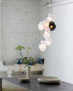 Zamarir Bubbles Cluster Metal Glass Pendant Light - Lamp Outdoor