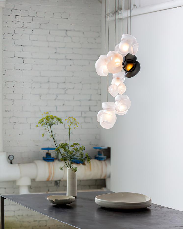 Zamarir Bubbles Cluster Metal Glass Pendant Light - Lamp Outdoor