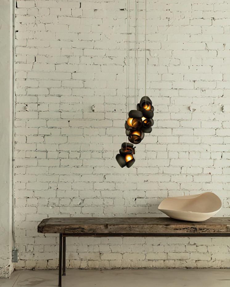 Zamarir Bubbles Cluster Metal Glass Pendant Light - Lamp Outdoor