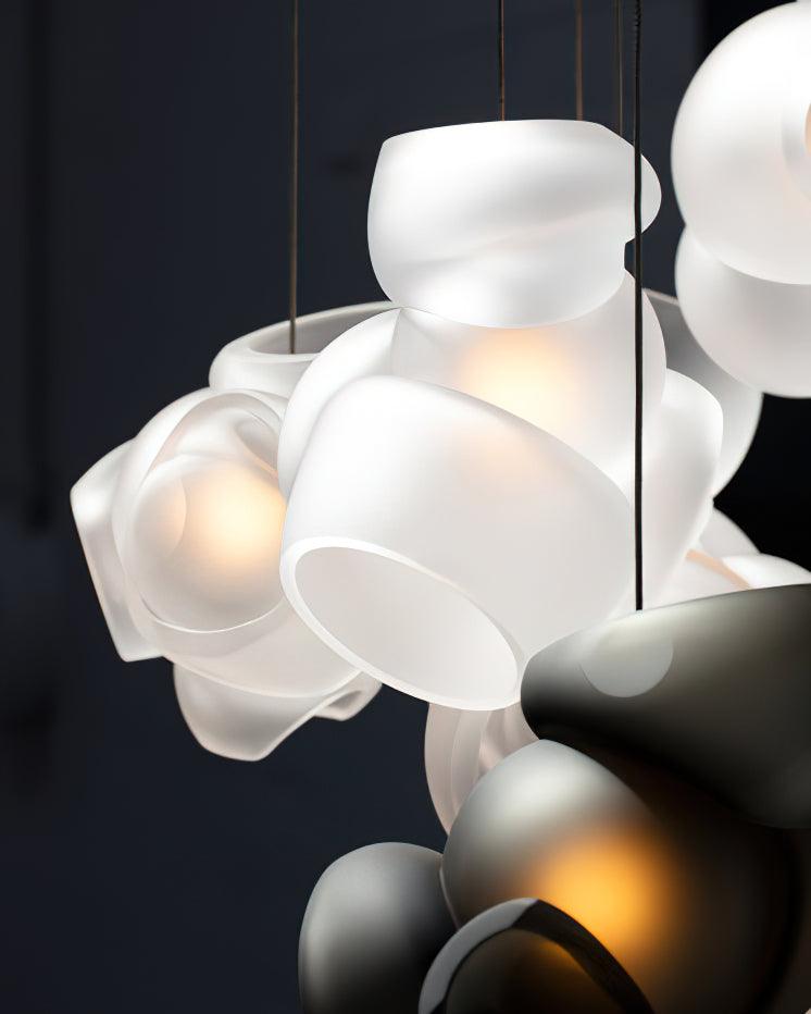 Zamarir Bubbles Cluster Metal Glass Pendant Light - Lamp Outdoor