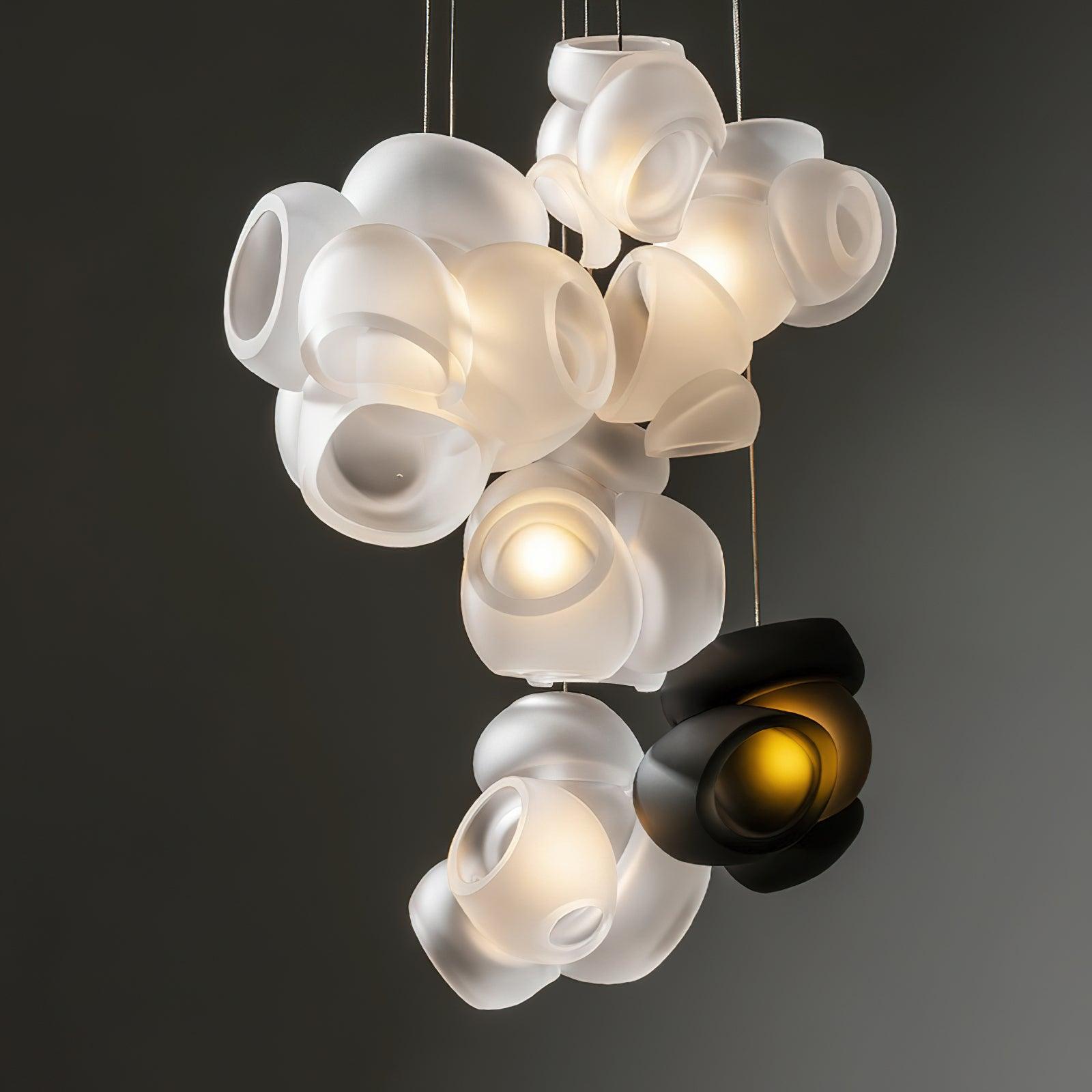 Zamarir Bubbles Cluster Metal Glass Pendant Light - Lamp Outdoor