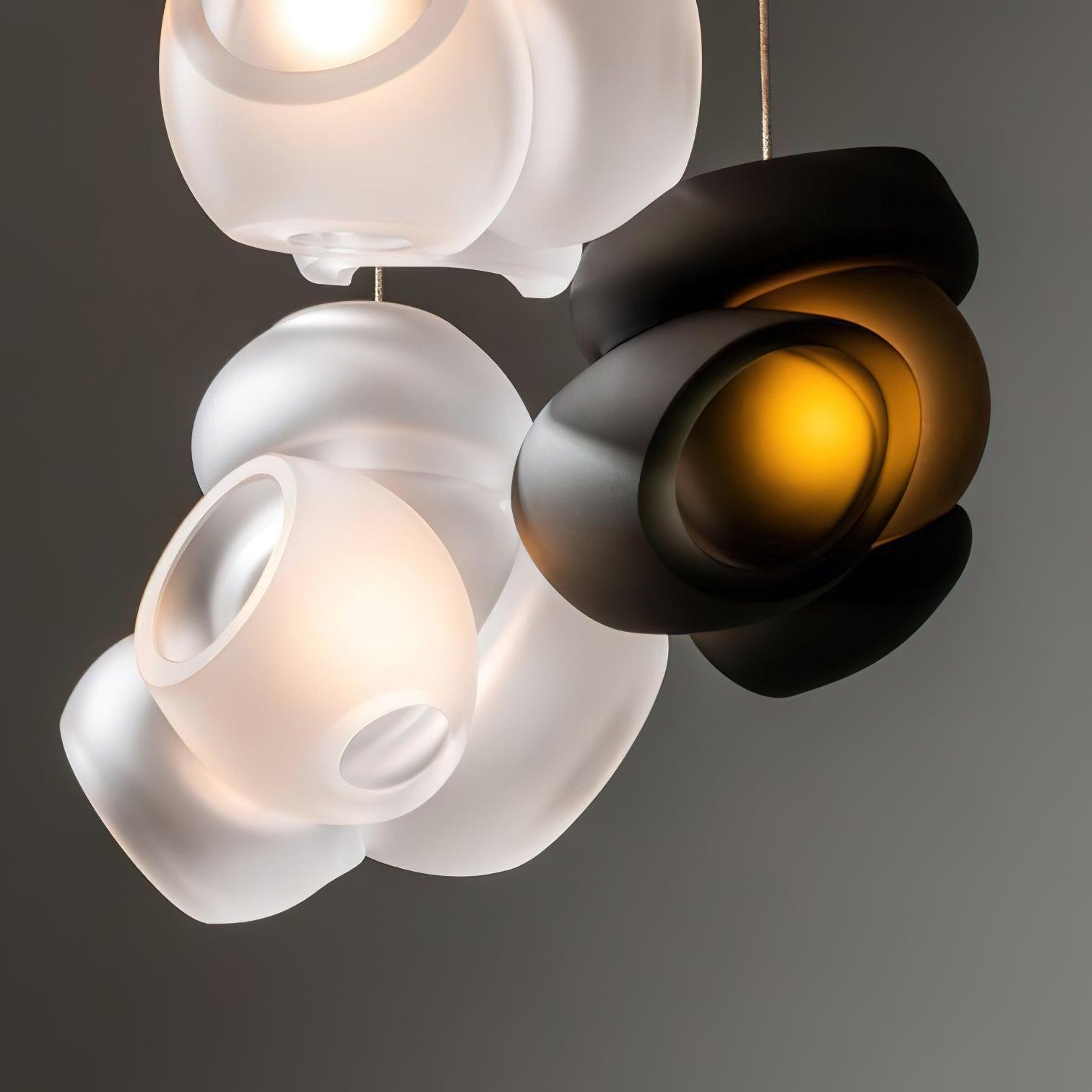 Zamarir Bubbles Cluster Metal Glass Pendant Light - Lamp Outdoor