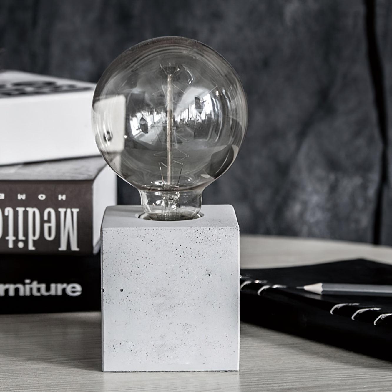 Nino Industrial Cement Table Lamp