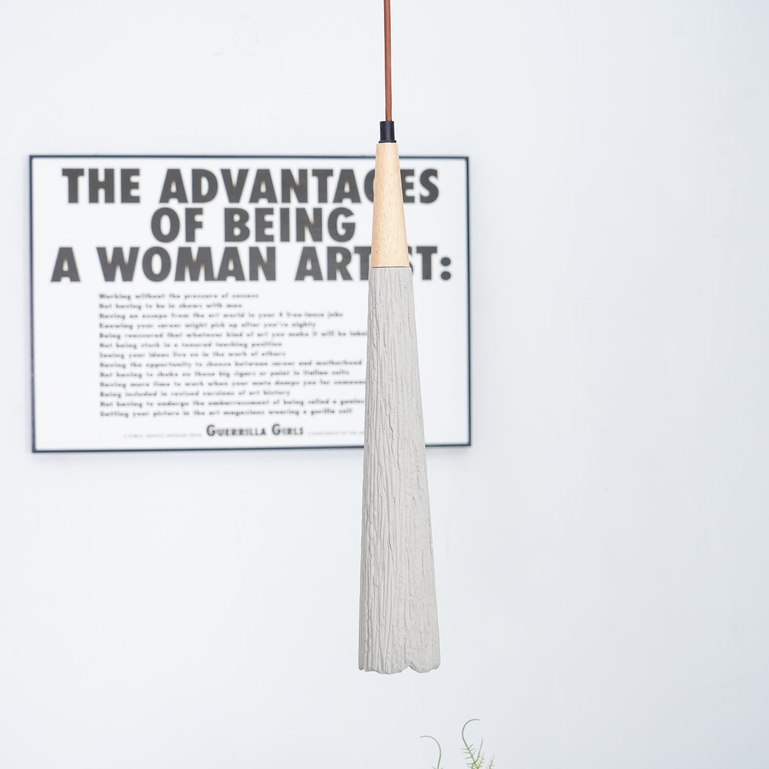 Concrete Pleated Pendant Lamp - Lamp Outdoor