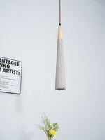Concrete Pleated Pendant Lamp - Lamp Outdoor