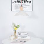 Concrete Pleated Pendant Lamp - Lamp Outdoor