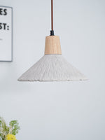 Concrete Pleated Pendant Lamp - Lamp Outdoor