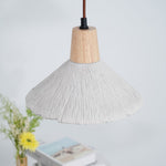 Concrete Pleated Pendant Lamp - Lamp Outdoor