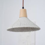 Concrete Pleated Pendant Lamp - Lamp Outdoor