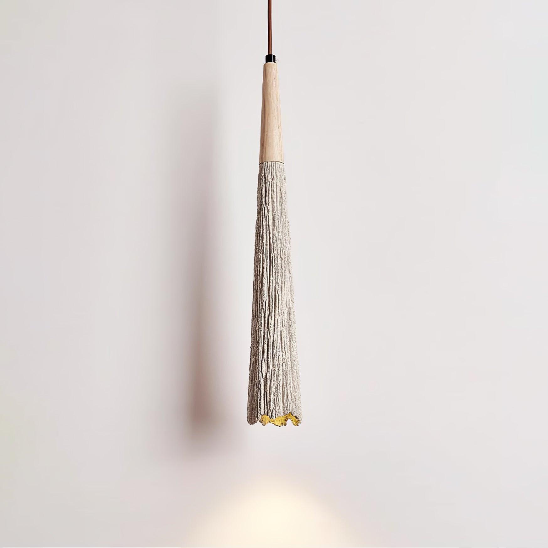 Concrete Pleated Pendant Lamp - Lamp Outdoor