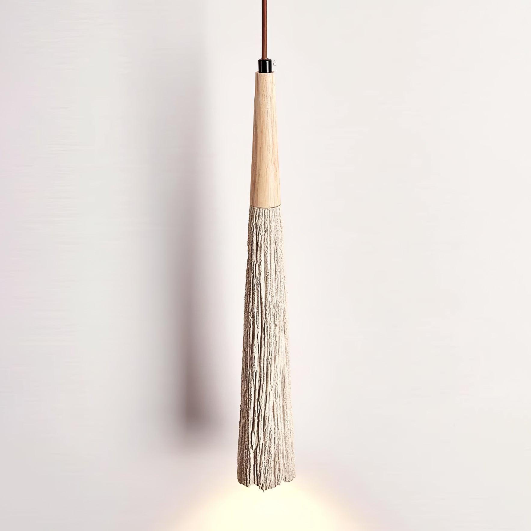 Concrete Pleated Pendant Lamp - Lamp Outdoor