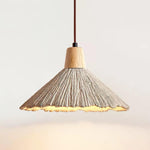 Concrete Pleated Pendant Lamp - Lamp Outdoor