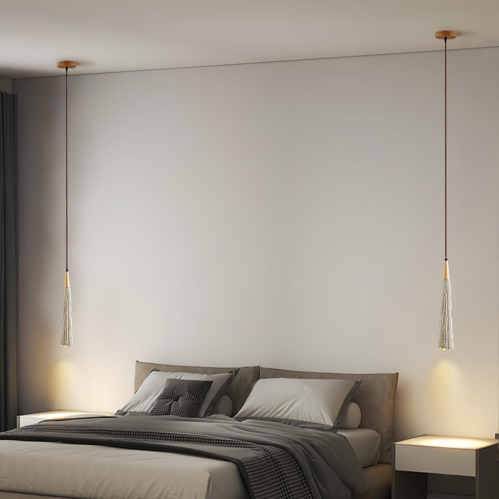 Concrete Pleated Pendant Lamp - Lamp Outdoor