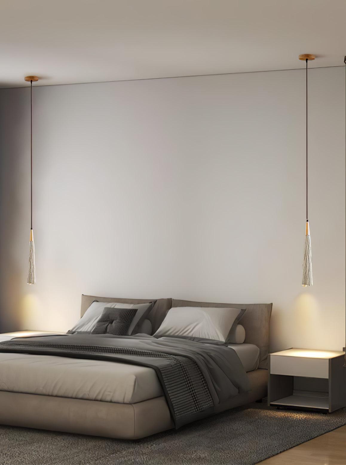 Concrete Pleated Pendant Lamp - Lamp Outdoor