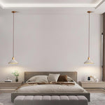 Concrete Pleated Pendant Lamp - Lamp Outdoor