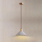 Concrete Pleated Pendant Lamp - Lamp Outdoor