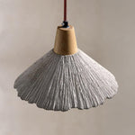 Concrete Pleated Pendant Lamp - Lamp Outdoor