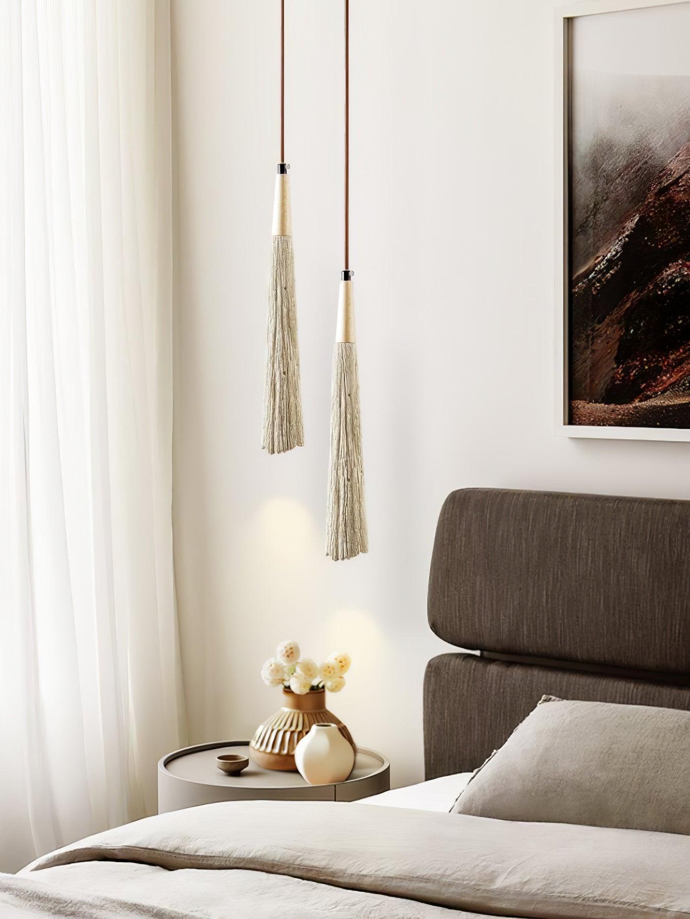 Concrete Pleated Pendant Lamp - Lamp Outdoor