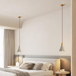 Concrete Pleated Pendant Lamp - Lamp Outdoor