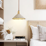 Concrete Pleated Pendant Lamp - Lamp Outdoor
