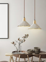 Concrete Pleated Pendant Lamp - Lamp Outdoor