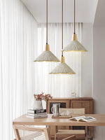 Concrete Pleated Pendant Lamp - Lamp Outdoor