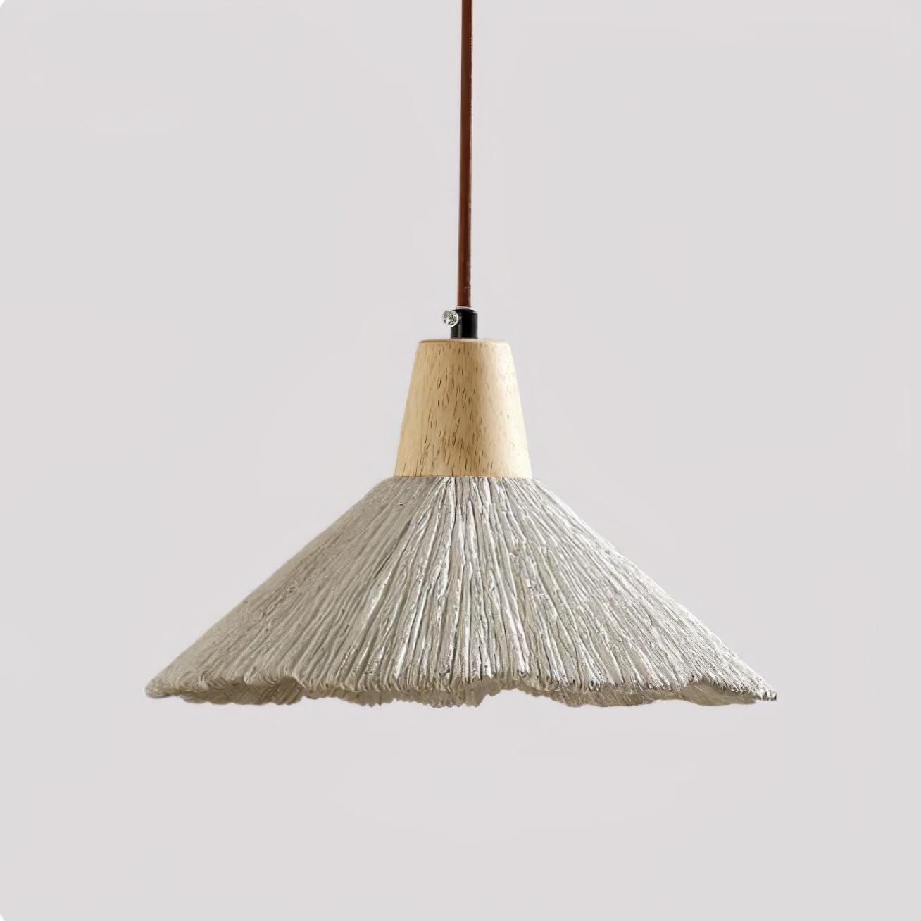 Concrete Pleated Pendant Lamp - Lamp Outdoor