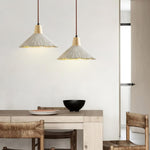 Concrete Pleated Pendant Lamp - Lamp Outdoor
