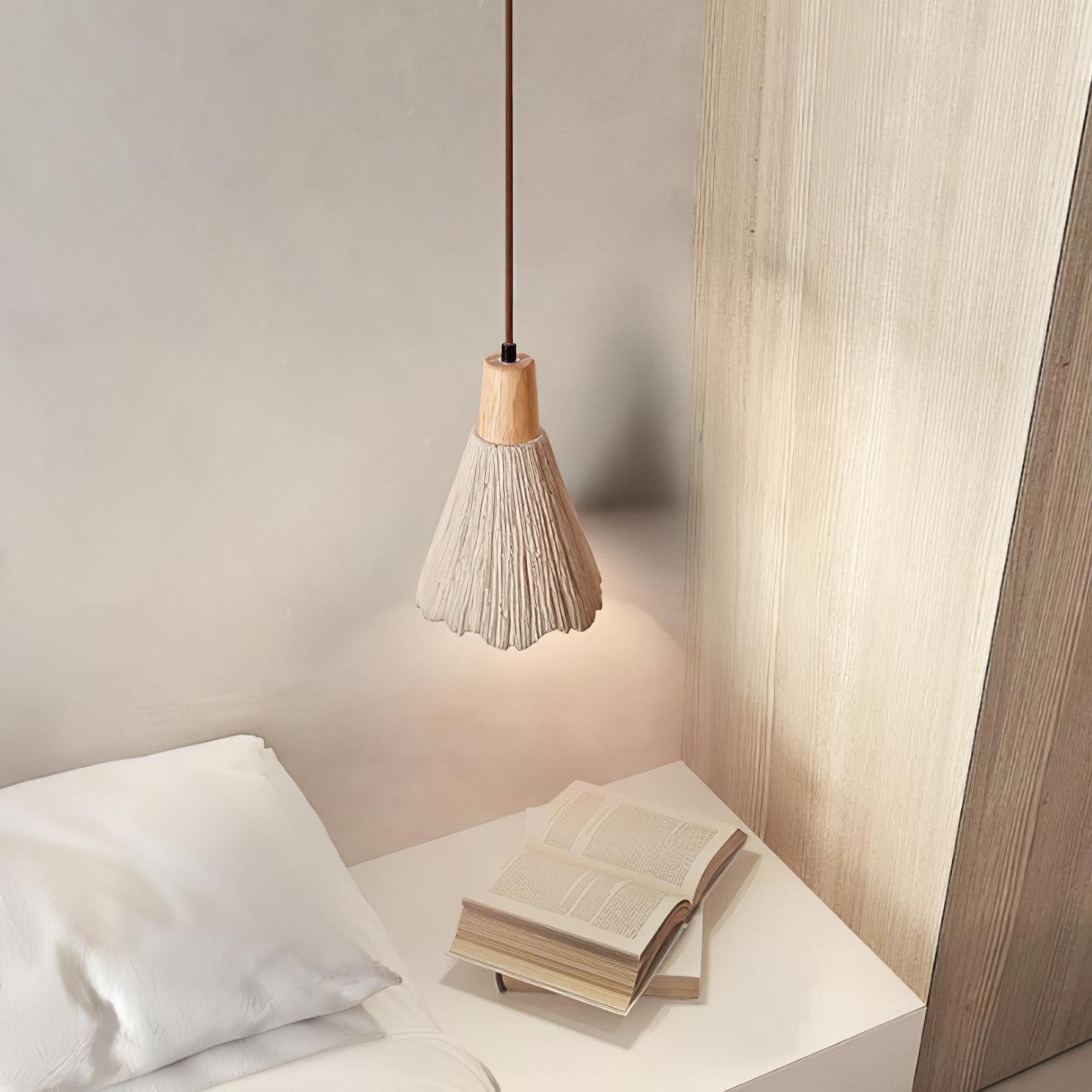 Concrete Pleated Pendant Lamp - Lamp Outdoor