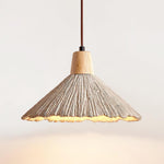 Concrete Pleated Pendant Lamp - Lamp Outdoor