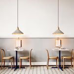 Concrete Pleated Pendant Lamp - Lamp Outdoor