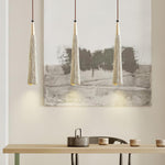 Concrete Pleated Pendant Lamp - Lamp Outdoor