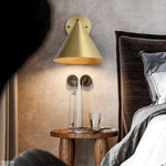 Conica Brass Wall Light - Lamp Outdoor