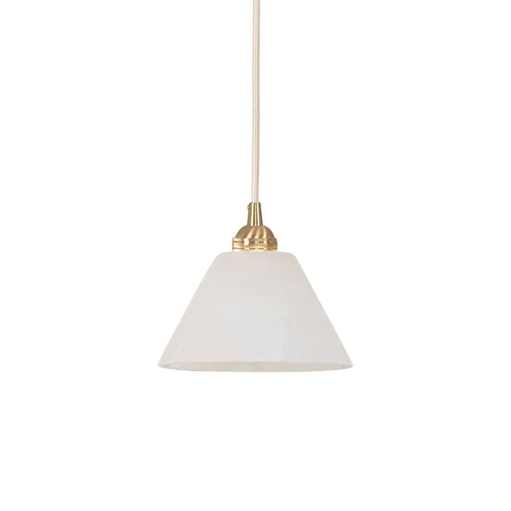 Liora Minimalist Alabaster Pendant Light - Lamp Outdoor