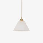 Liora Minimalist Alabaster Pendant Light - Lamp Outdoor