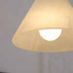Liora Minimalist Alabaster Pendant Light - Lamp Outdoor