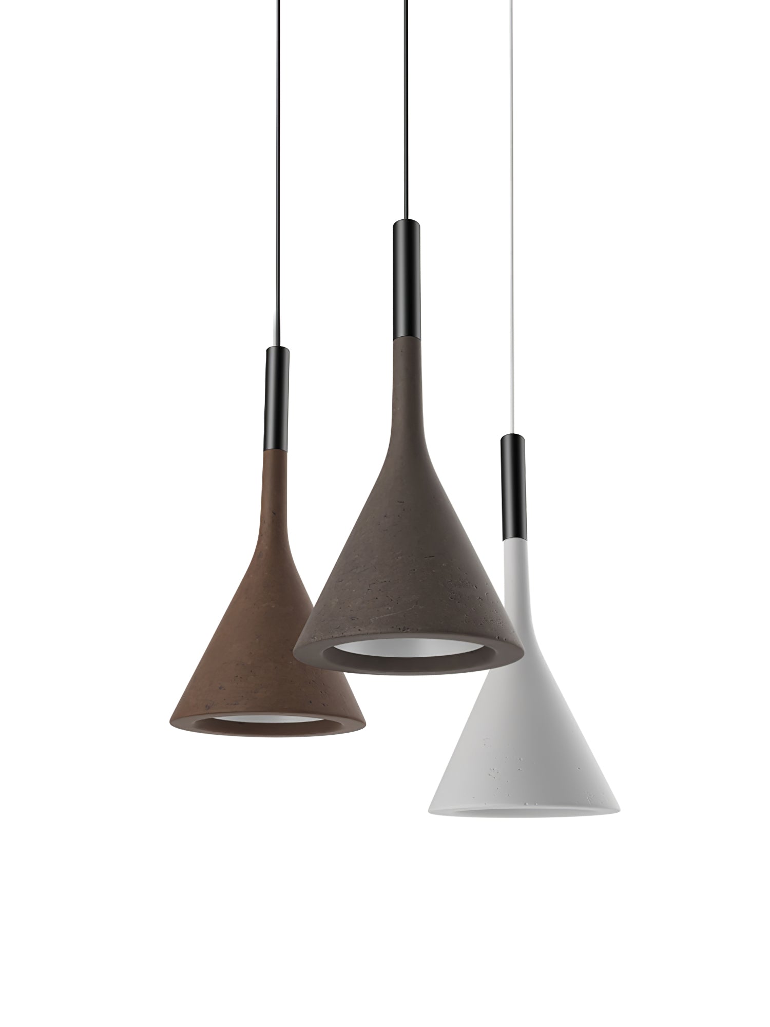 Conical Concrete Pendant Light - Lamp Outdoor